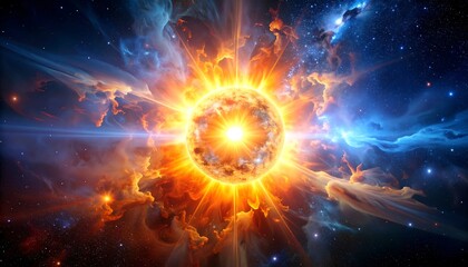 Fototapeta premium Cosmic explosion