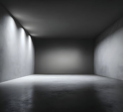 Fondo de espacio vacio.Fondo suelo y pared de estudio fotogr&aacute;fico ciclorama o sinf&iacute;n