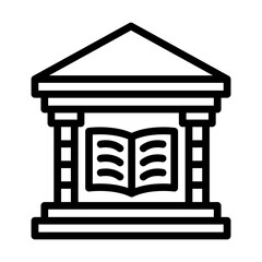 FutureLibrary line icon