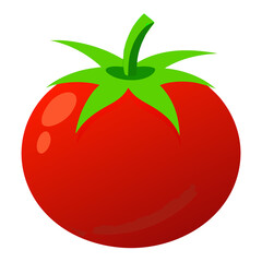 Tomato Icon Centered Layout Transparent PNG