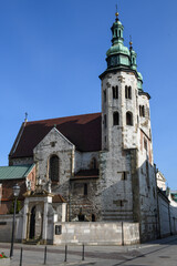 View at old town of Cracow on Poland