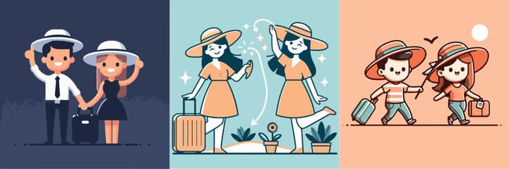 illustration of traveler