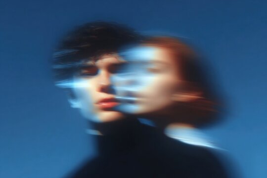 Lover photography portrait faces. - Powered by Adobe