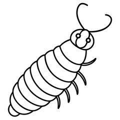 Minimal Silkworm Vector