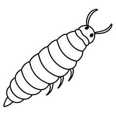 Minimal Silkworm Vector
