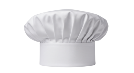 Chef hat for cooking and culinary designs isolated PNG with Transparent Background