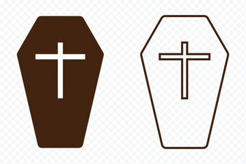 Obraz premium Tombstone icon. Rip grave icons set. Grave Vector Design Icon Style. Tomb Icon. tombstone with rip vector icon eps 10