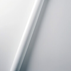 Pristine white wrapping paper sheet mockup ideal for gift wrap branding or design