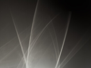 Delicate caustic waves of light. Abstract caustic reflections on black. Can be used as overlay...