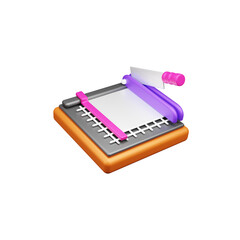 notebook and calculator