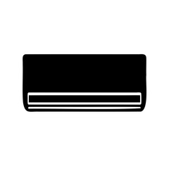 air conditioner icon, air conditioner silhouette vector illustration