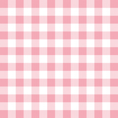 pink and white plaid fabric texture pattern background vector design