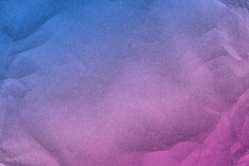 Abstract gradient wrinkled paper background texture. Pastel soft color dusty pale shade frame.