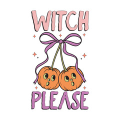 Halloween Quote Kawaii Retro 