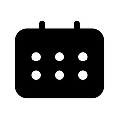 Calendar Icon Vector Symbol Design Illustration