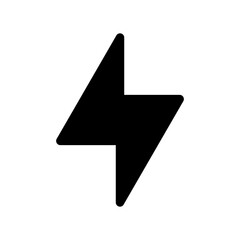 Lightning Icon Vector Symbol Design Illustration