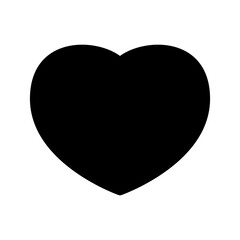 Heart Icon Vector Symbol Design Illustration