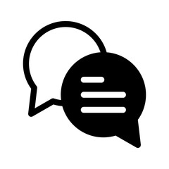 Chat Icon Vector Symbol Design Illustration