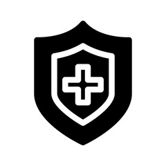 Fototapeta premium Insurance Icon Vector Symbol Design Illustration