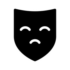 Theatre Icon Vector Symbol Design Illustration