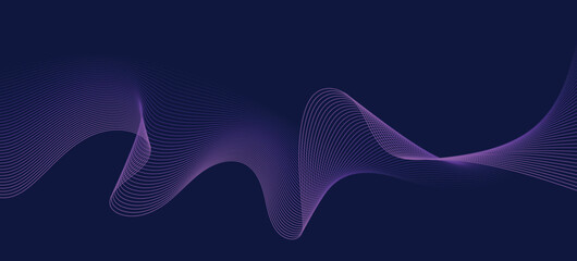Abstract Blue Wave Vector Design – Flowing Water Curve Illustration with Light Lines and Swirling Patterns – Artistic Digital Background and Seamless Motion Shape for Wallpaper and Backdrop Art