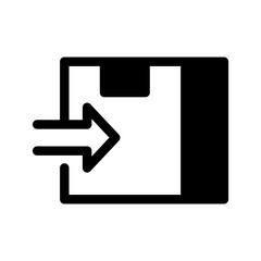 Cargo Delivery Icon Vector Symbol Design Illustration