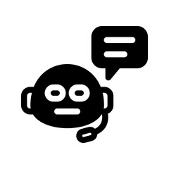 Chatbot Icon Vector Symbol Design Illustration