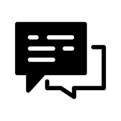 Chatting Icon Vector Symbol Design Illustration