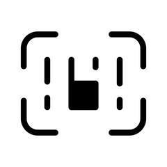 Scan Icon Vector Symbol Design Illustration