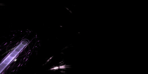 Leuchtendes Glasfaserkabel für ultraschnelles Internet – perfekte Verbindung für Streaming, Energie & moderne Kommunikation, Wissenschaft, Technologie, Forschung, violett, lila, schwarz
