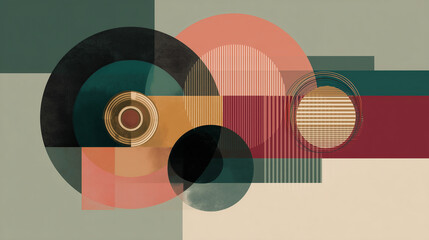 retro music background