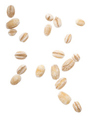 pearl barley on transparent background macro png