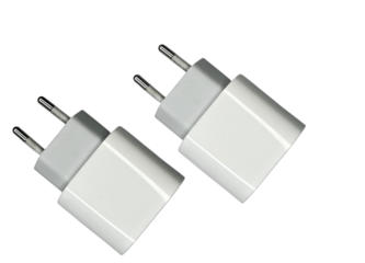 electric plug isolated on white background