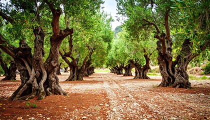 Ancient olive grove
