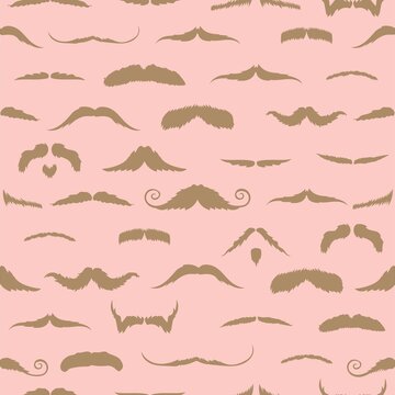 Fototapeta Composite image of mustaches