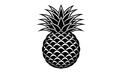 Obraz premium Pineapple t shirt design silhouette and vector Exotic Pineapple Art for Sunshine-Themed Merch