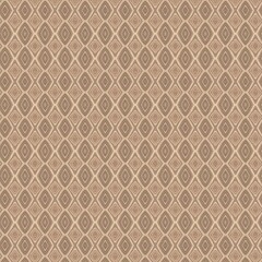 Seamless ikat-style diamond pattern. Symmetrical abstract background in warm shades of brown and beige