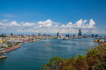 Naklejka premium panorama of the city