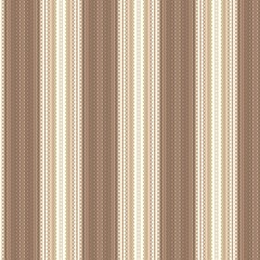 Repeating vertical stripe pattern in varying widths and textures of brown, beige, and cream