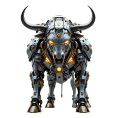 Fototapeta premium a futuristic biomechanical bull