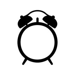 clock black silhouette vector, alarm clock silhouette, clock icon clipart