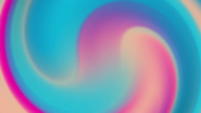 Flujo de color abstracto en tonos turquesa, rosa y magenta