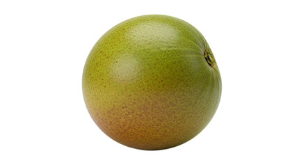 A single fresh ripe green and yellow mango fruit, a wholesome tropical delight isolated on a clean white background for healthy eating