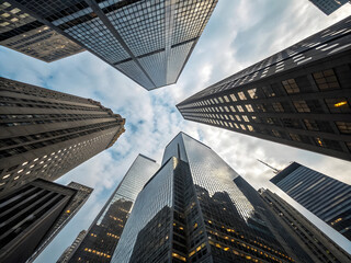 office glass  buildings