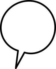 Text and Speech Bubble