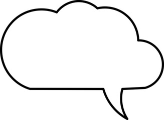Text and Speech Bubble