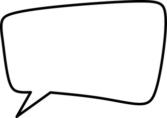 Text and Speech Bubble