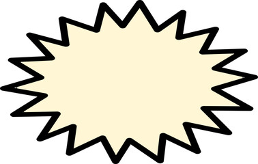 Text and Speech Bubble