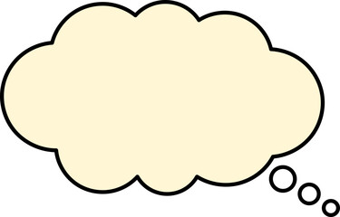 Text and Speech Bubble