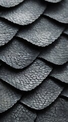Fototapeta premium Dark Gray Scales Texture Background